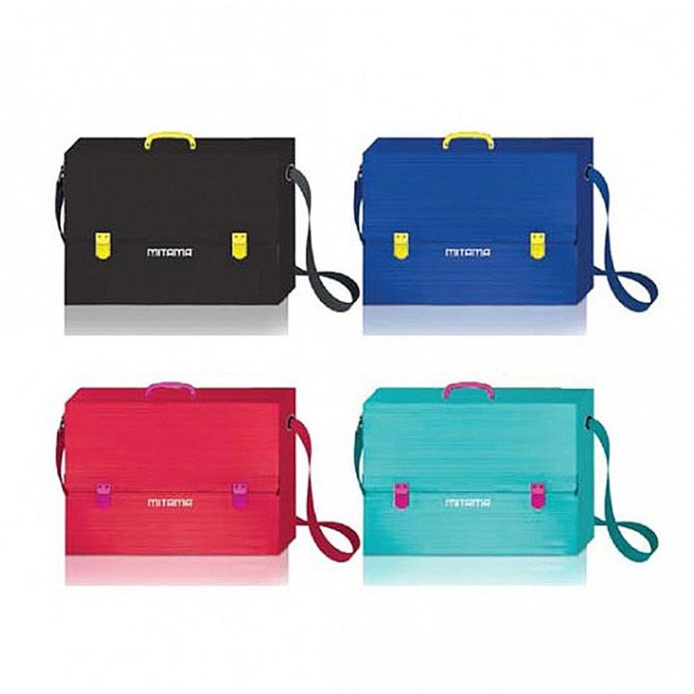 Valigetta polionda Mitama con tracolla e stickers personalizzabili 38x27 cm in offerta da Il Gigante