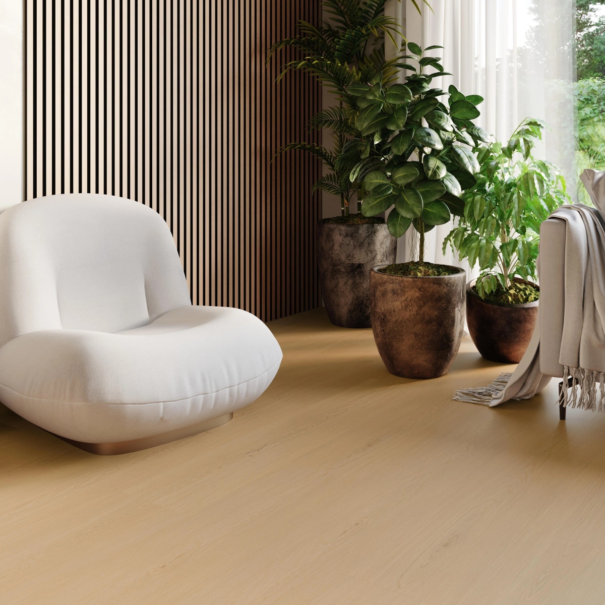 Pavimento SPC Watou rovere naturale 22,5x122 cm - Sp. 5 mm - Offerta nel negozio Leroy Merlin