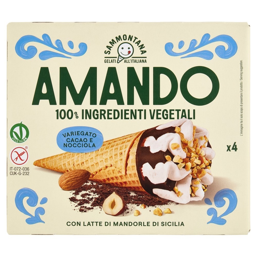 Coni Gelato Amando conf. da 4, 300 g - Offerta nel negozio Bennet