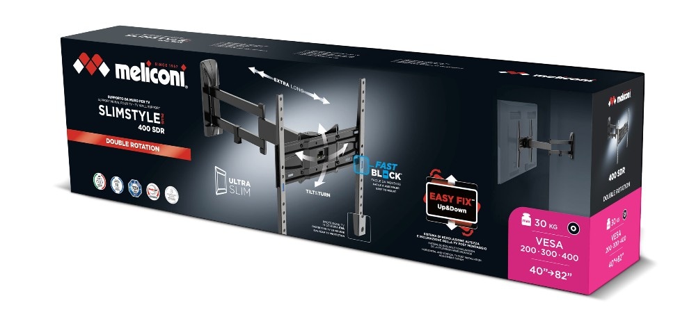 Supporto TV Slimstyle Plus 400 SDR MELICONI - Offerta nel negozio MediaWorld