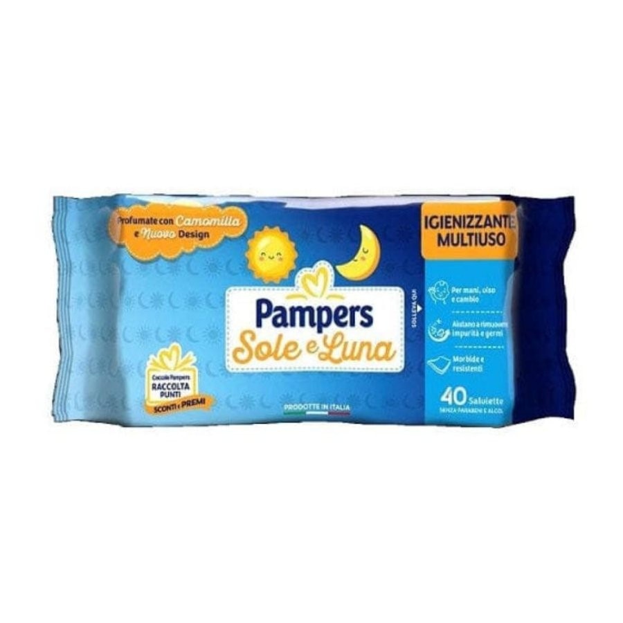 Pampers Salviettine Sole & Luna 40 PEZZI - Offerta nel negozio Risparmio Casa