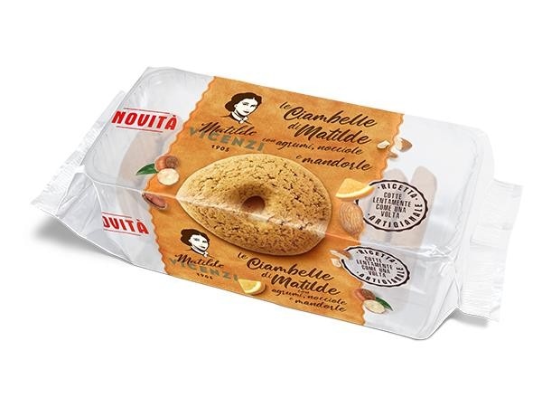 Le Ciambelle di Matilde Vicenzi agrumi, nocciole e mandorle/gocce cioccolato 200 g in offerta da Il Gigante