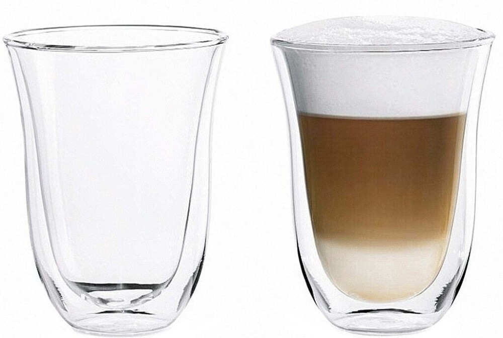 DeLonghi Set 2 bicchieri lattemacchiato 2 bicchieri - Offerta nel negozio Euronics