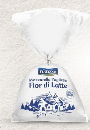 Mozzarella pugliese Fior di Latte 500 g Italiani in offerta da Eurospin