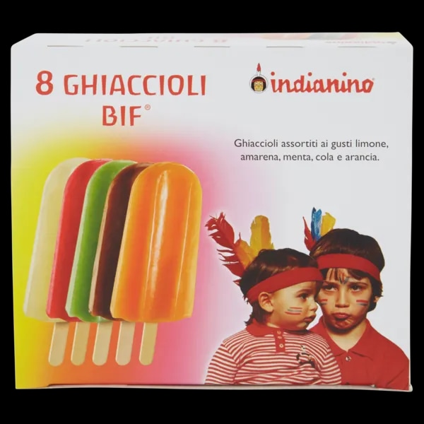 Ghiaccioli Assortiti Multivitaminici Indianino conf. da 8, g 560 - Offerta nel negozio Bennet