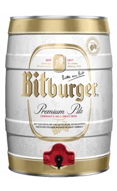 Birra Premium pils 5 l Bitburger in offerta da Iper La grande i