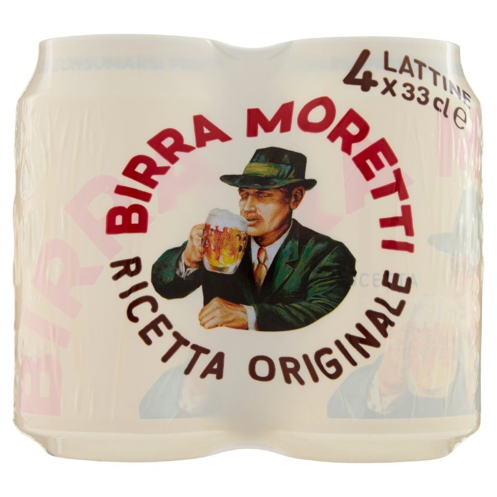 Birra Moretti lattine, 4x33 cl in offerta da Esselunga