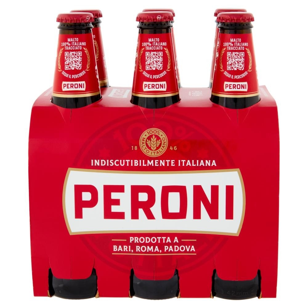 Birra Peroni 6 pezzi da 330 ml cad in offerta da Carrefour