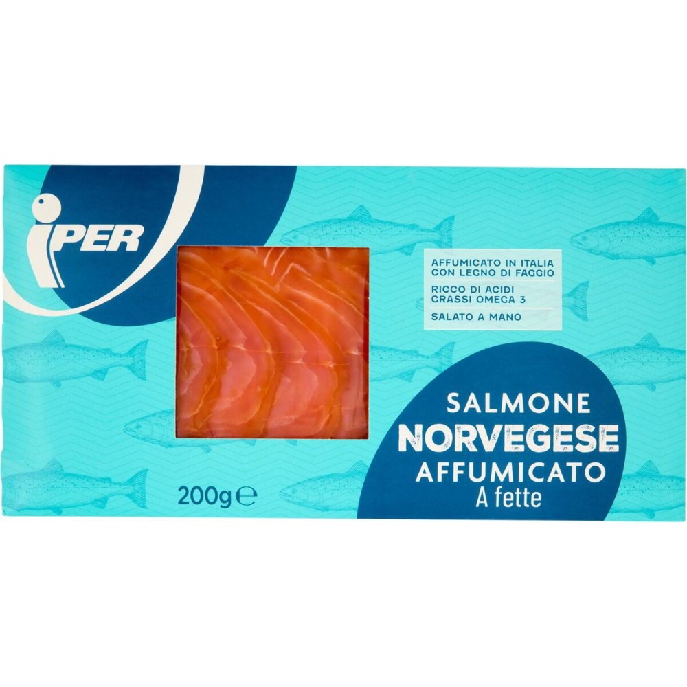Salmone Scozzese affumicato a fette 200 g Iper in offerta da Iper La grande i