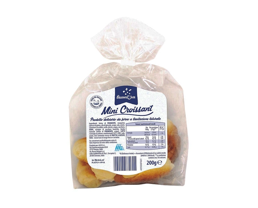 Buon'Ora mini croissant 200 g in offerta da ALDI