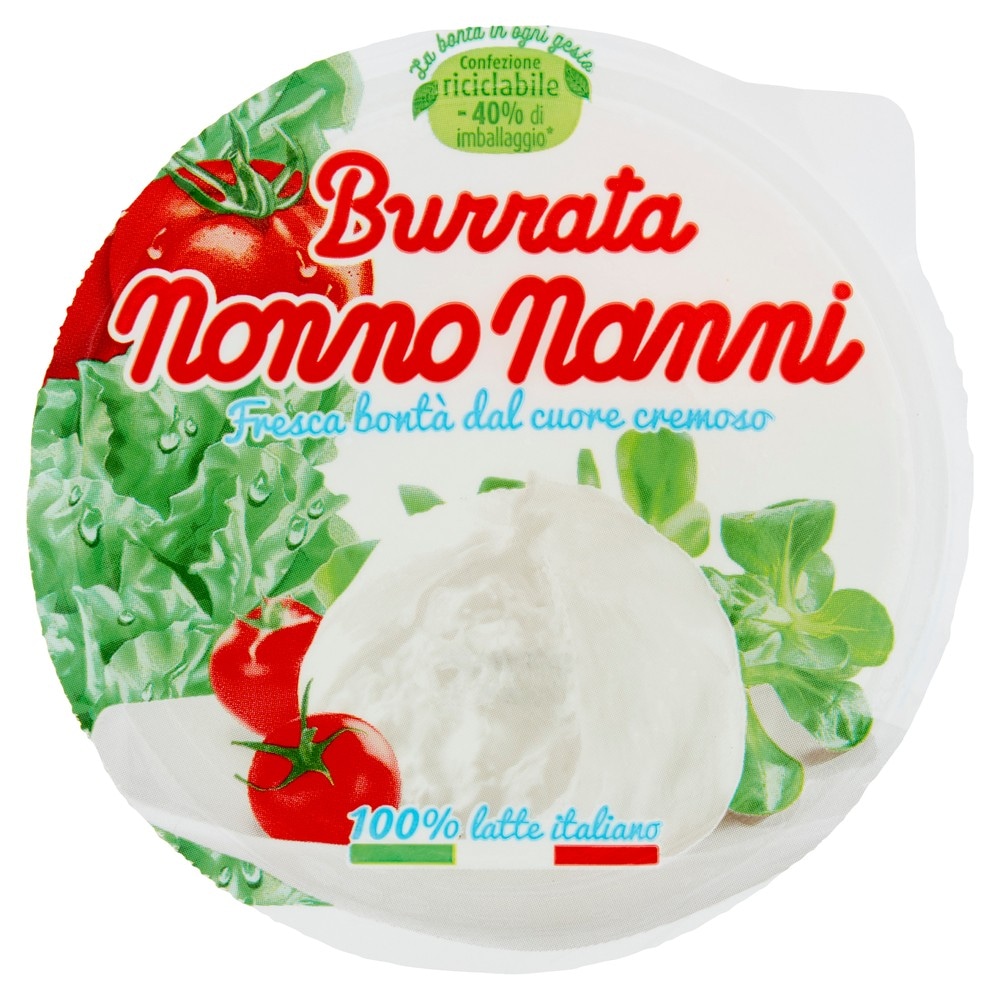 Nonno Nanni burrata 125 g confezione in offerta da Lidl