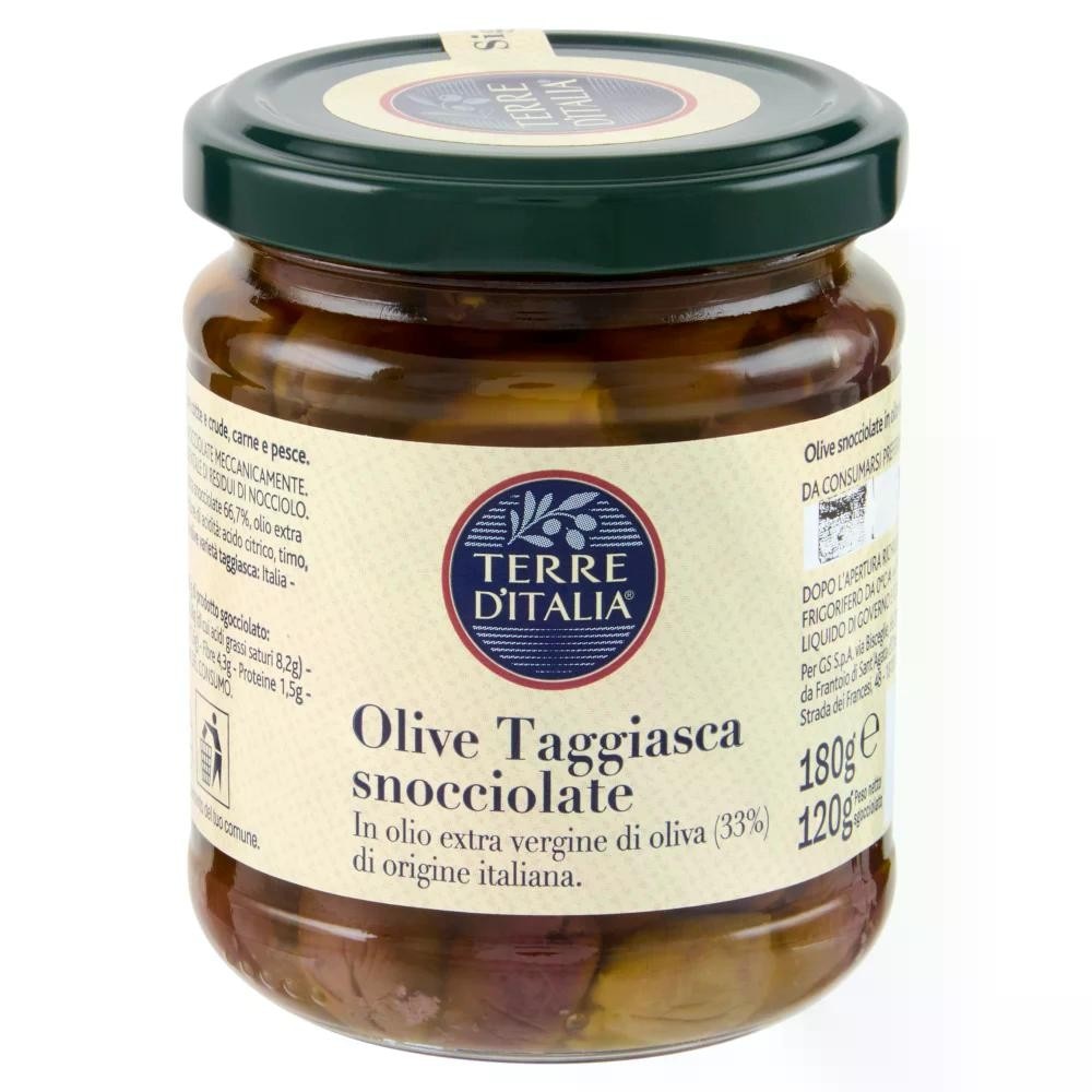 Olive Taggiasche Olio Evo 180 g in offerta da Carrefour