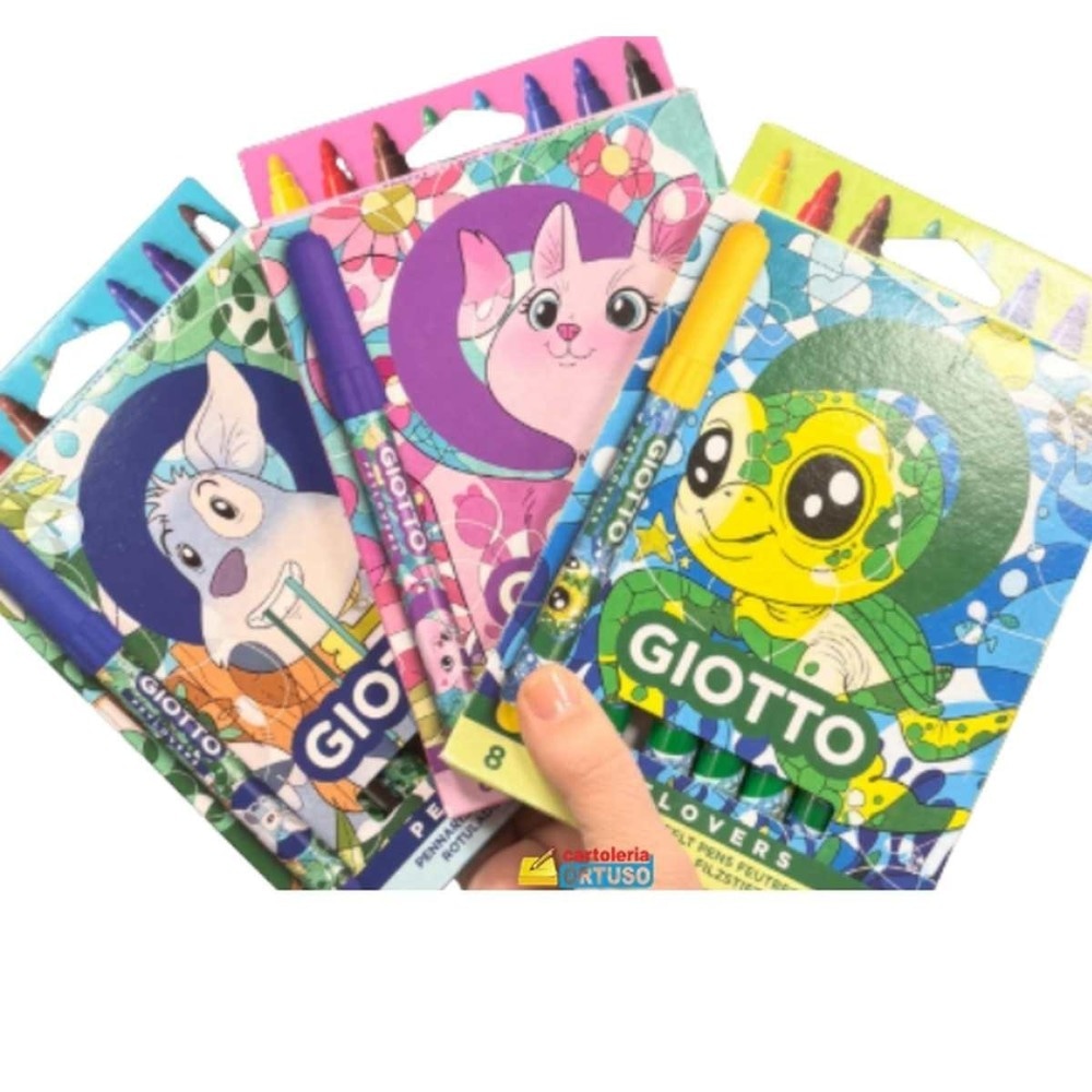 Pennarelli Giotto Pet Lovers 8 pezzi in offerta da Coop