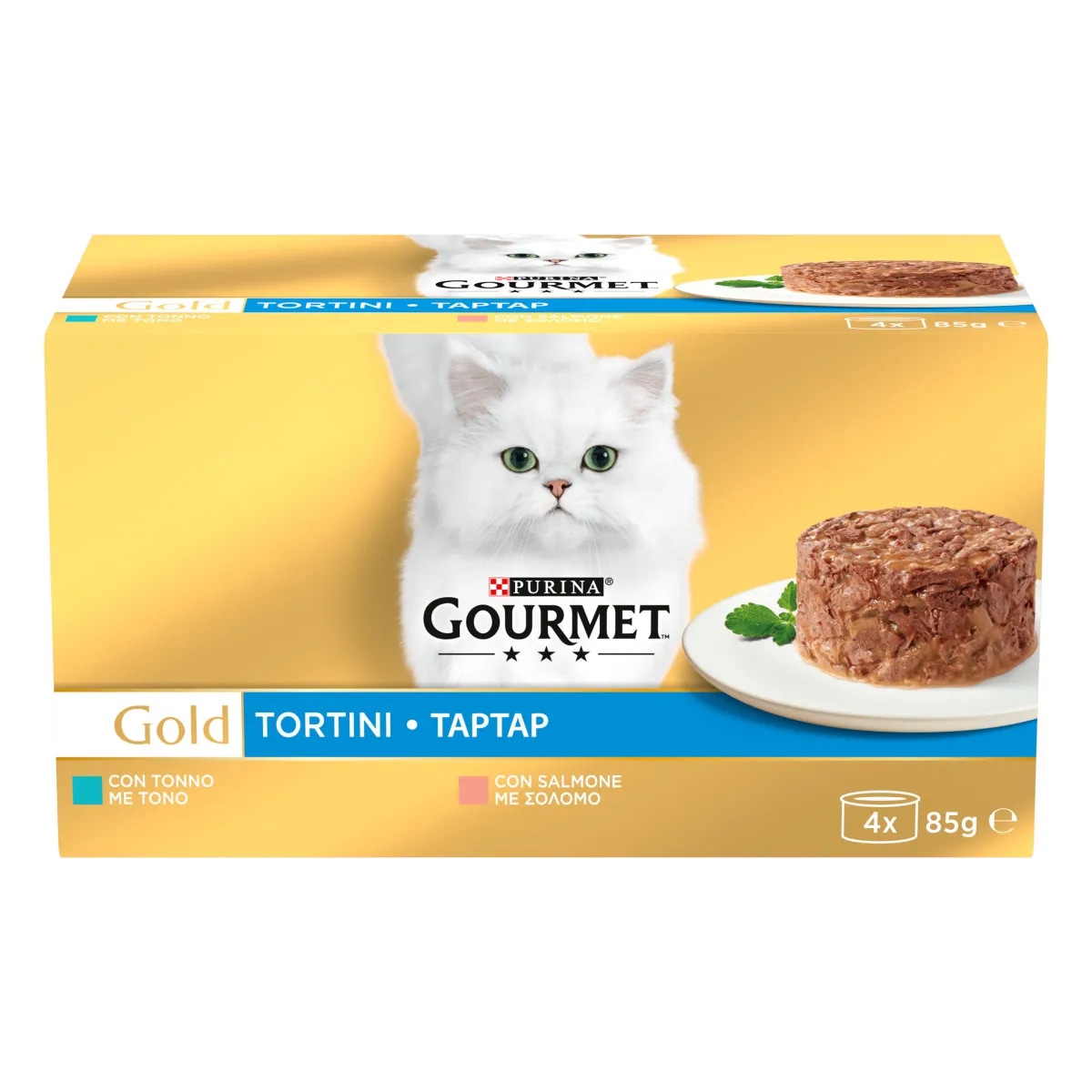 Lattine per gatti Gourmet Gold Purina 4x85 g - Offerta nel negozio Esselunga