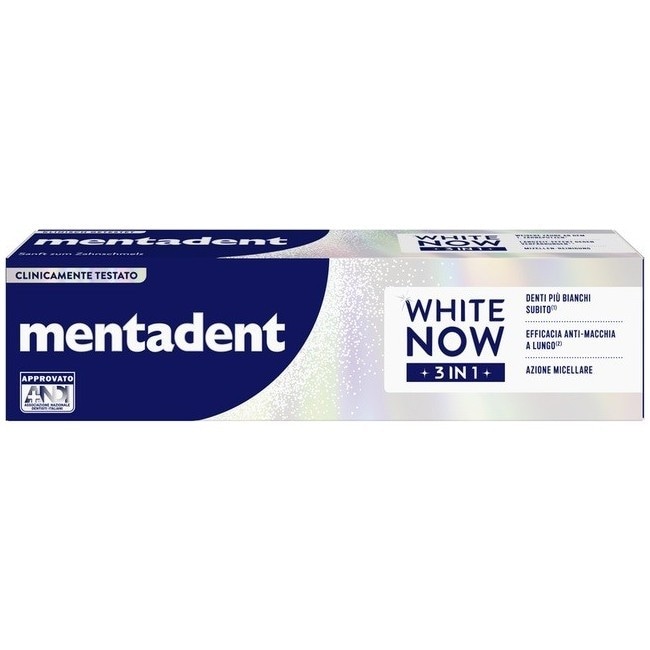 Dentifricio White Now 3in1 Mentadent 75 ml in offerta da Carrefour