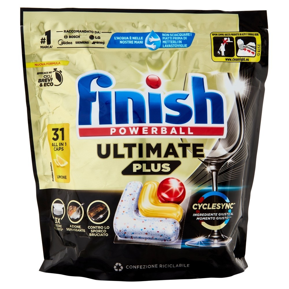 Finish caps per lavastoviglie 31–36 pezzi - Offerta nel negozio Dm