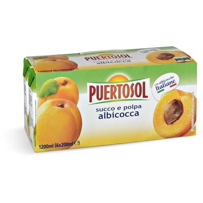 Succo e polpa albicocca 6 x 200 ml in offerta da Eurospin