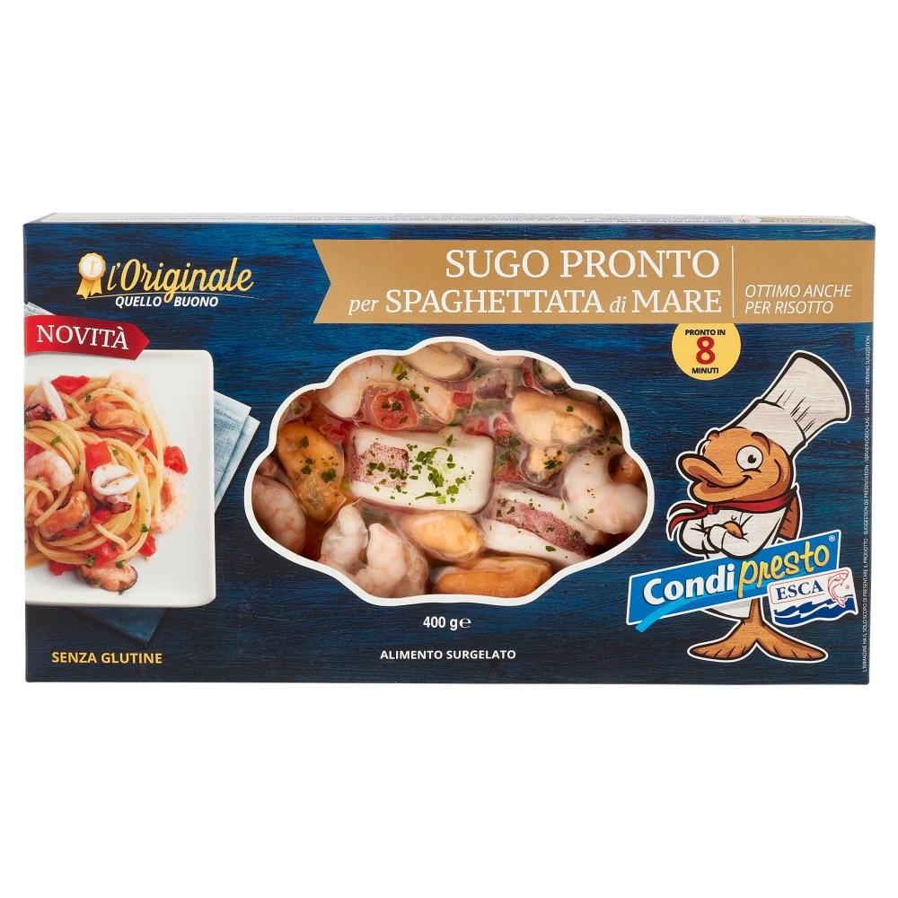 Sugo pronto per spaghettata di mare Esca 400 g in offerta da Carrefour