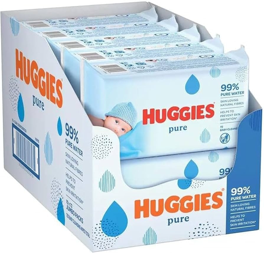 Salviettine Baby Pure Huggies conf. 72 pezzi in offerta da Carrefour