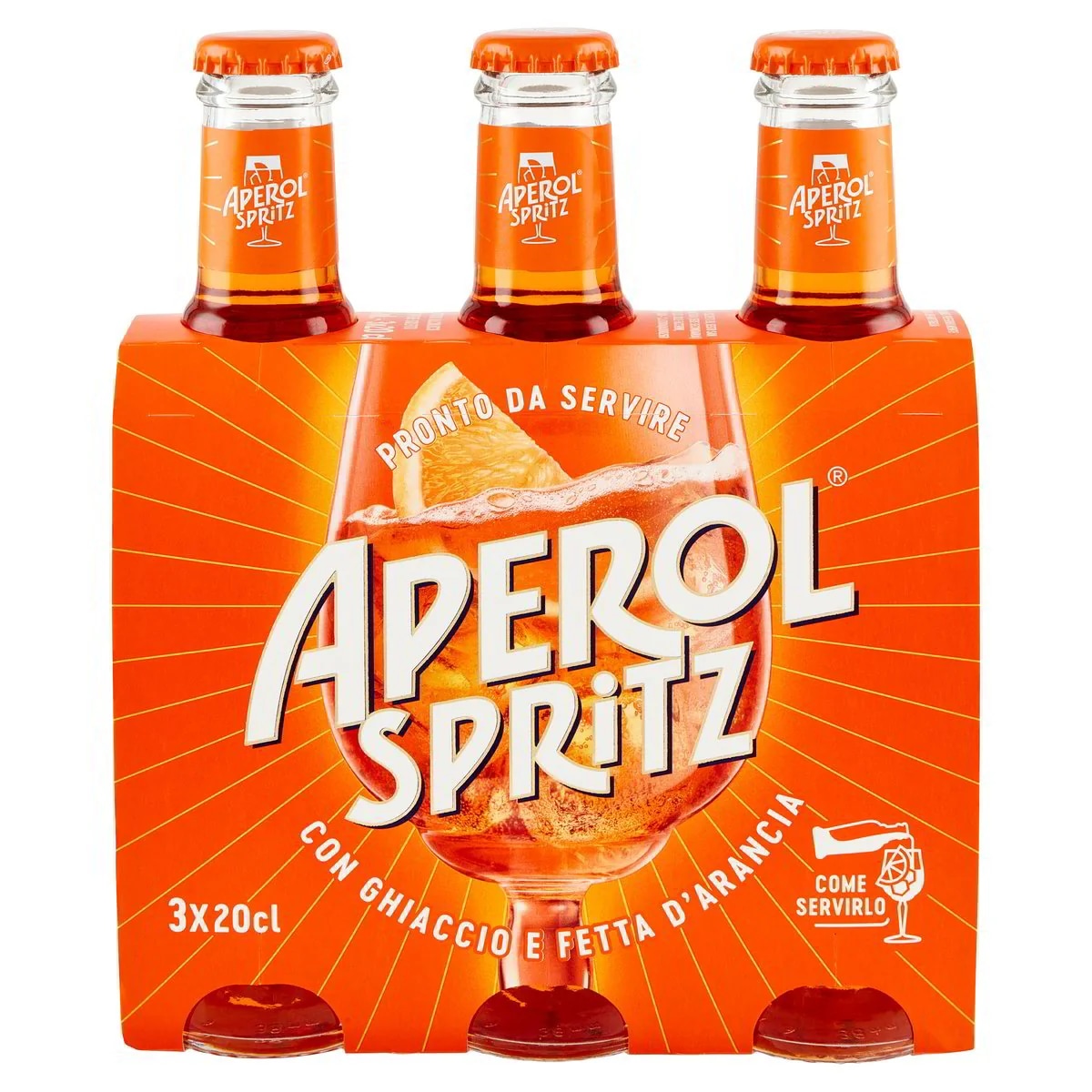 Aperol Spritz 3 pz da 200 ml in offerta da Carrefour