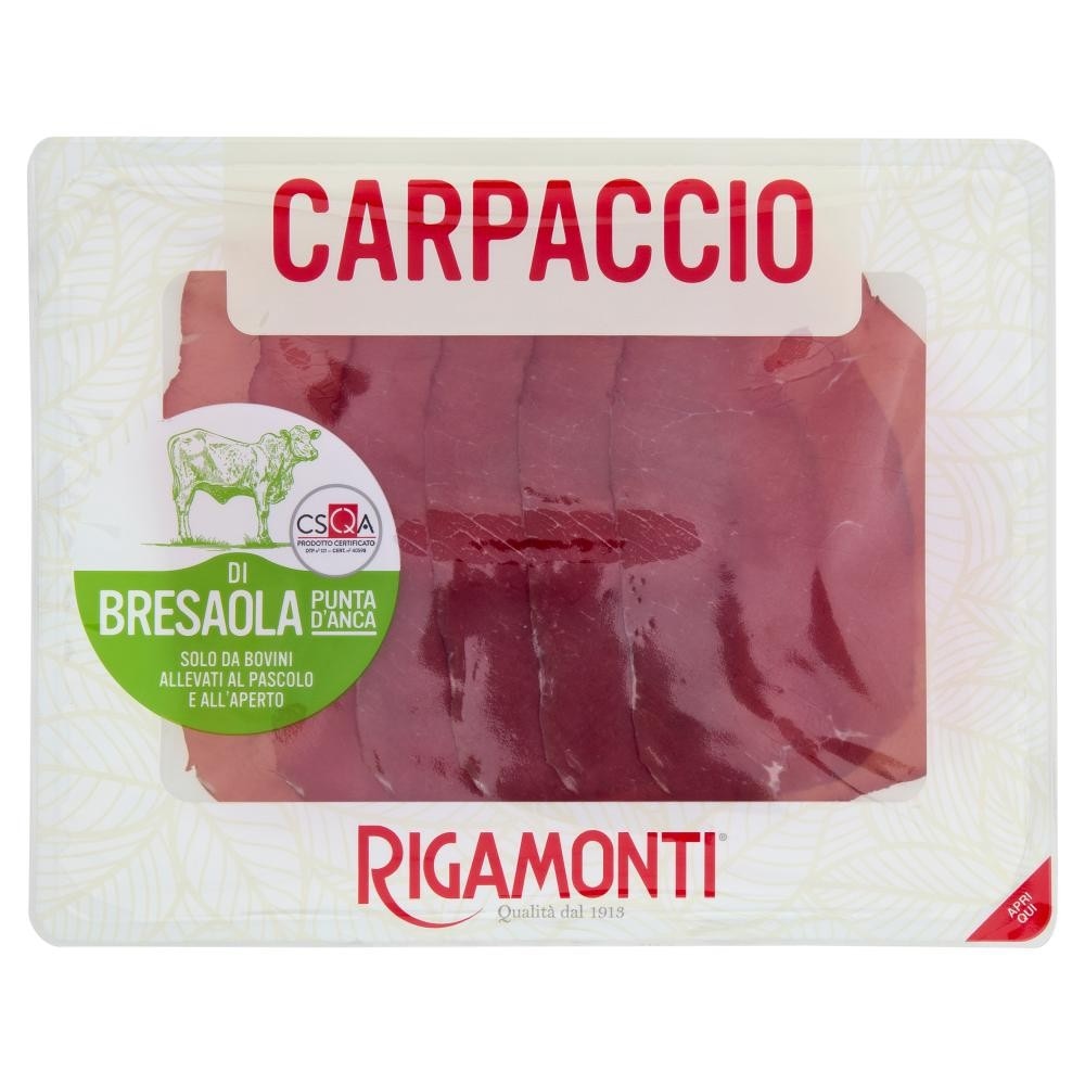 Carpaccio di bresaola punta d'anca Rigamonti 90 g in offerta da Bennet