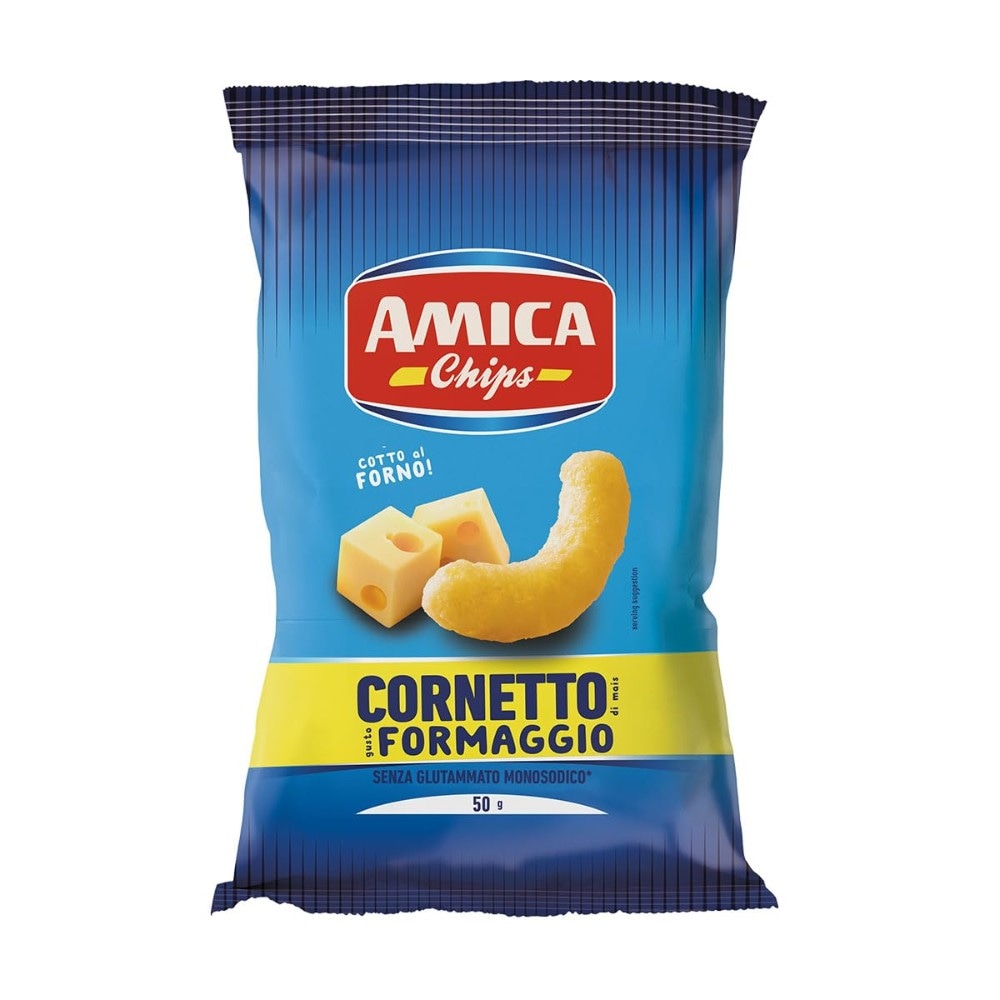 Cornetti di Mais al Formaggio 6 x 20 g Amica Chips - Offerta nel negozio ALDI
