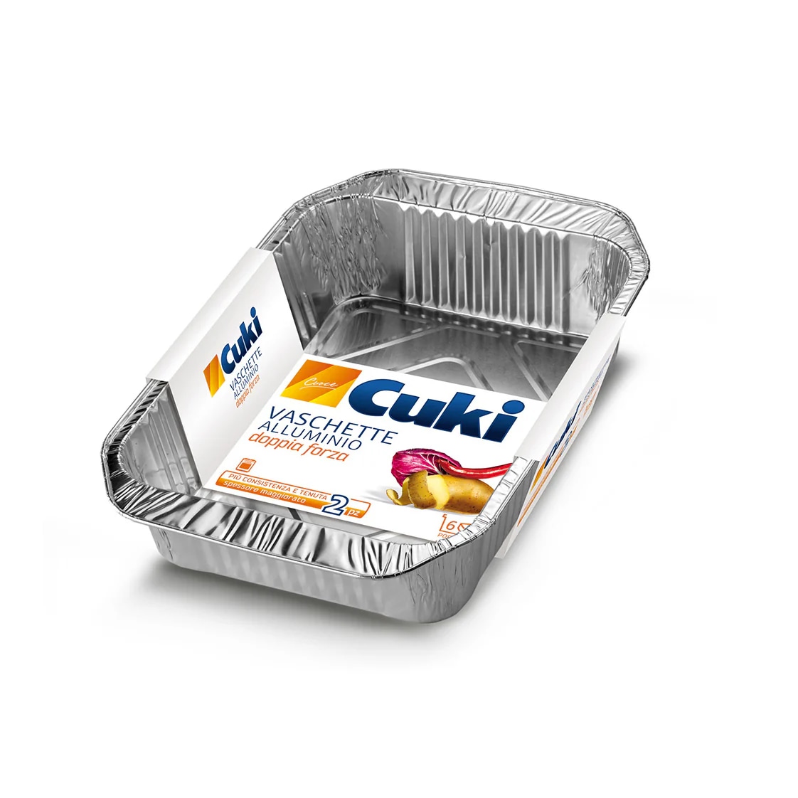 Cuki Vaschette Alluminio 2 pezzi - Offerta nel negozio Happy Casa