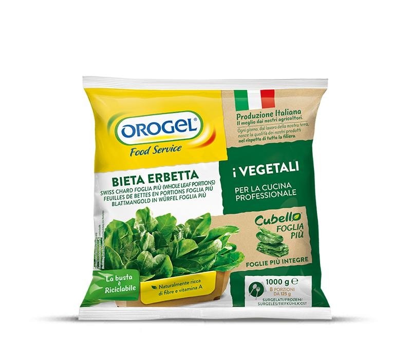 Spinaci o Bieta Erbetta Cubello Foglia Più 900 g Orogel in offerta da Coop