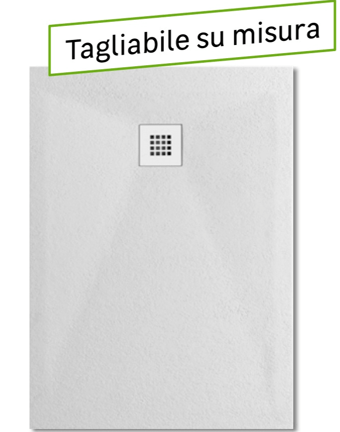 Piatto doccia effetto pietra 70x90 cm 70x90 cm in offerta da Leroy Merlin