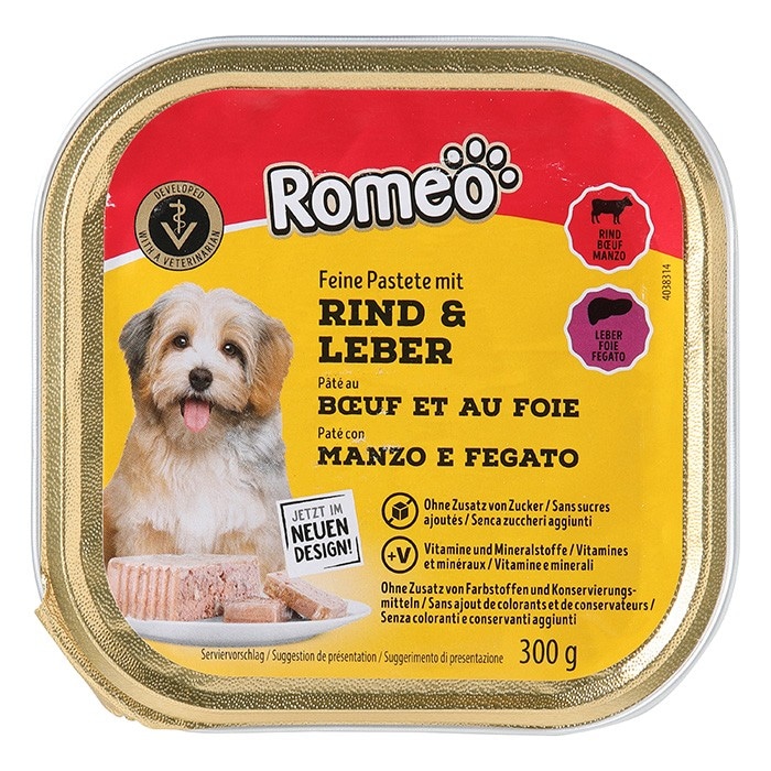 Romeo patè per cani 300 g in offerta da ALDI