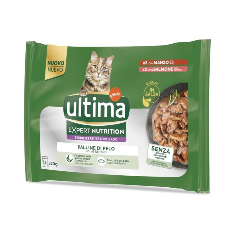 Alimento umido per gatti Expert Nutrition 70 g x4 Ultima - Offerta nel negozio Iper La grande i