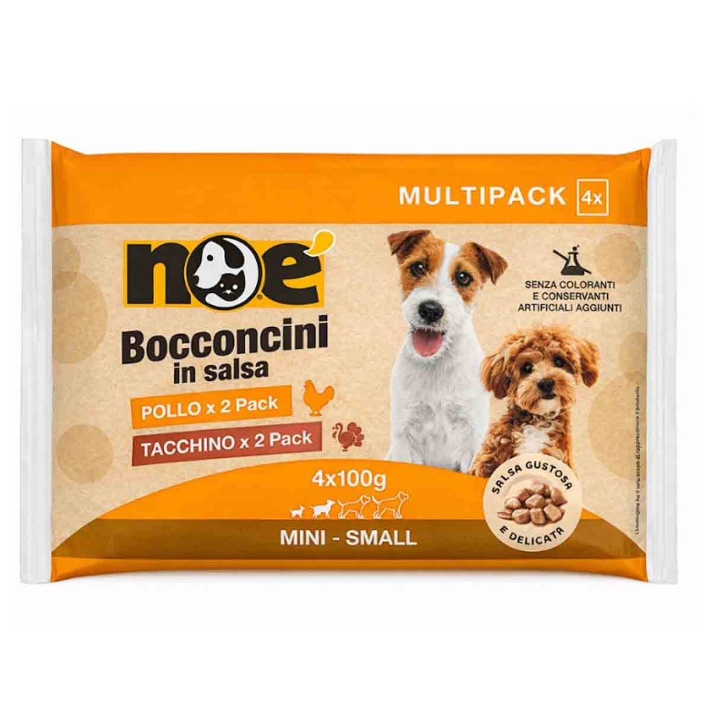 Noe Bocconcini in salsa Dog 100 GR X4 - Offerta nel negozio Risparmio Casa