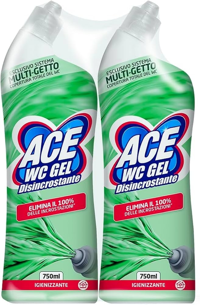 Detergente WC Gel Ace 2x750 ml in offerta da Esselunga