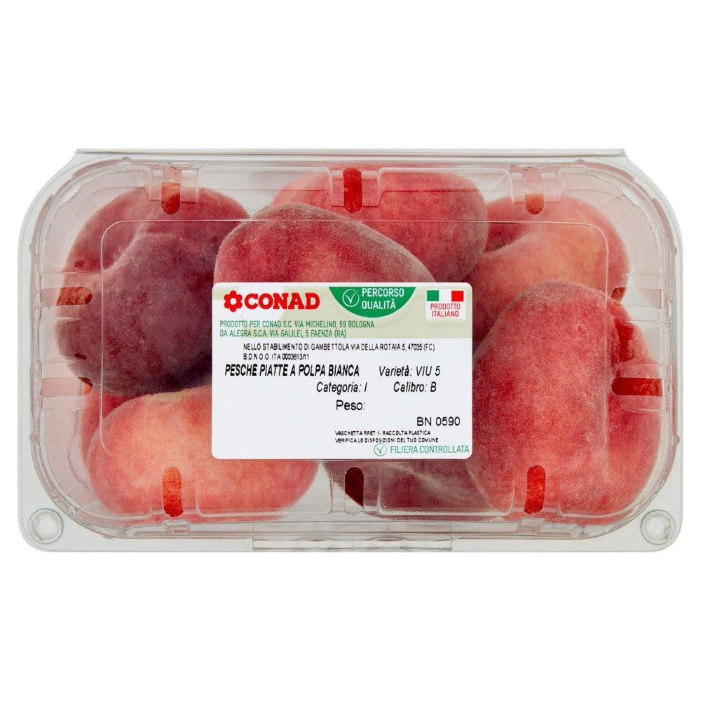 Pesche piatte a polpa bianca 1 kg - Offerta nel negozio Iper La grande i