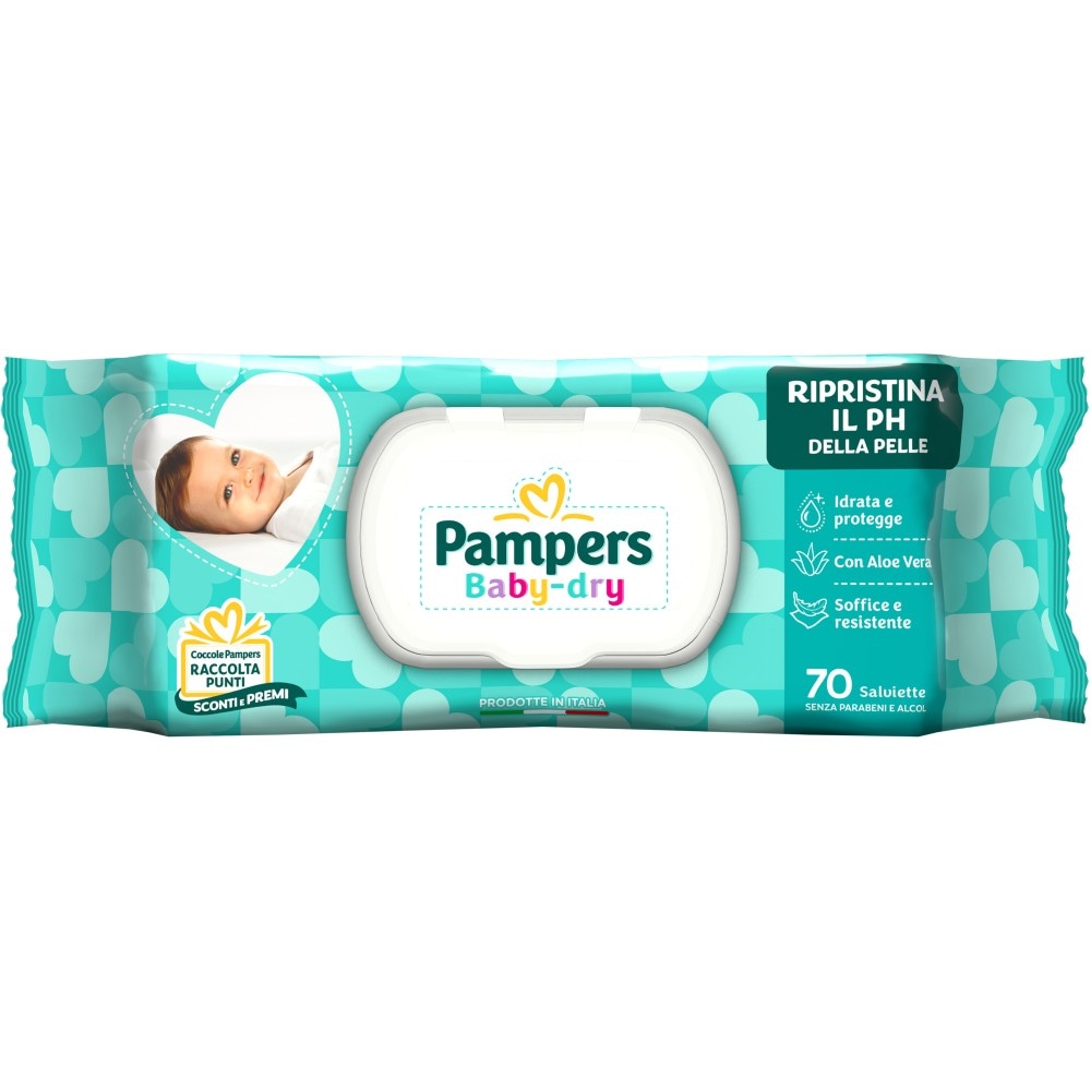 Salviette Baby Pampers 70 salviette in offerta da DeSpar