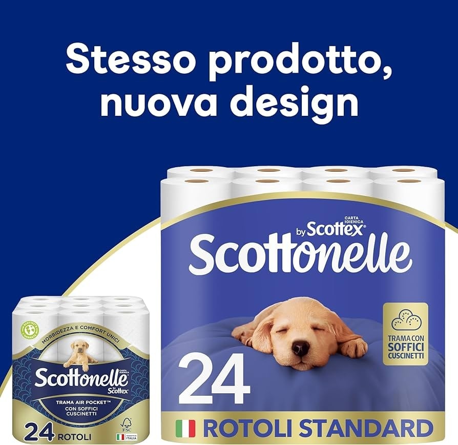 Carta igienica Scottonelle 24 rotoli in offerta da Esselunga