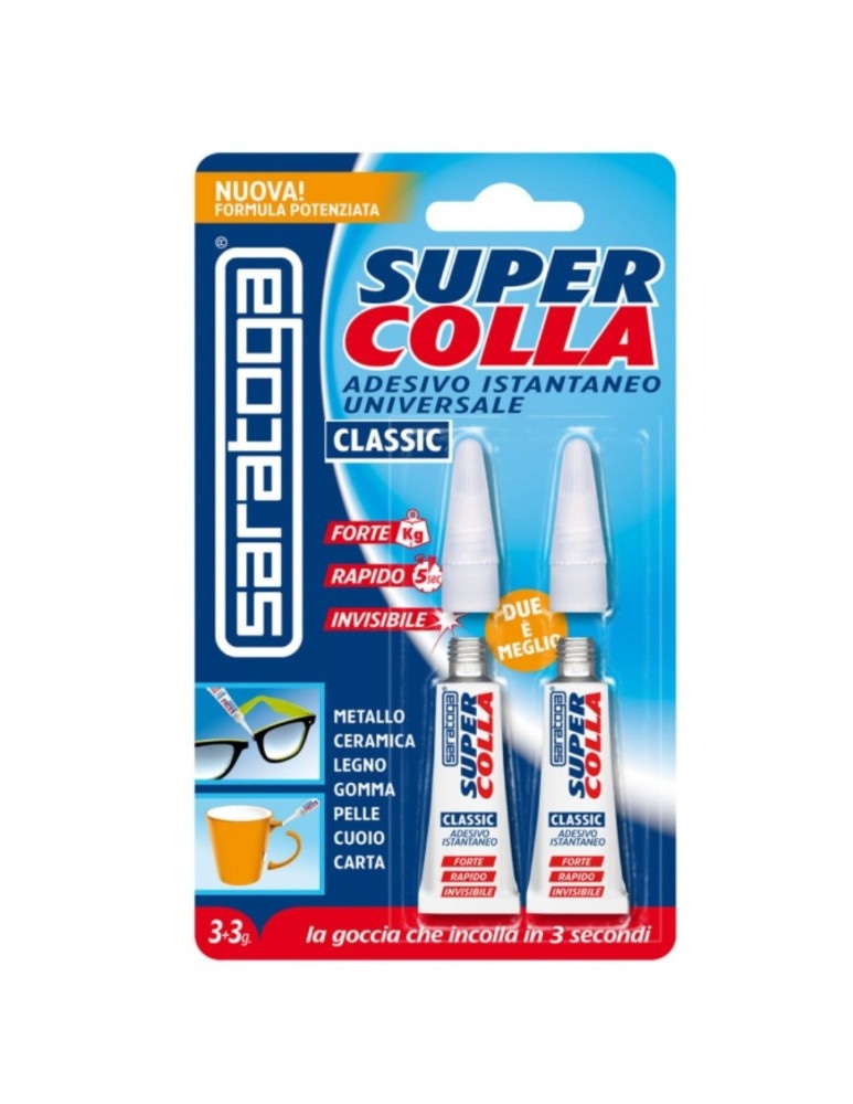 Super colla Saratoga 2+2 g in offerta da Il Gigante
