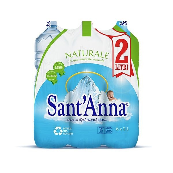 Acqua Naturale L 2 SANT'ANNA - Offerta nel negozio MD