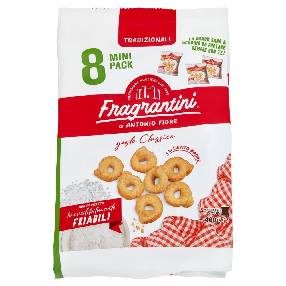 Tarallini Fragrantini Antonio Fiore 8x50 g in offerta da Il Gigante