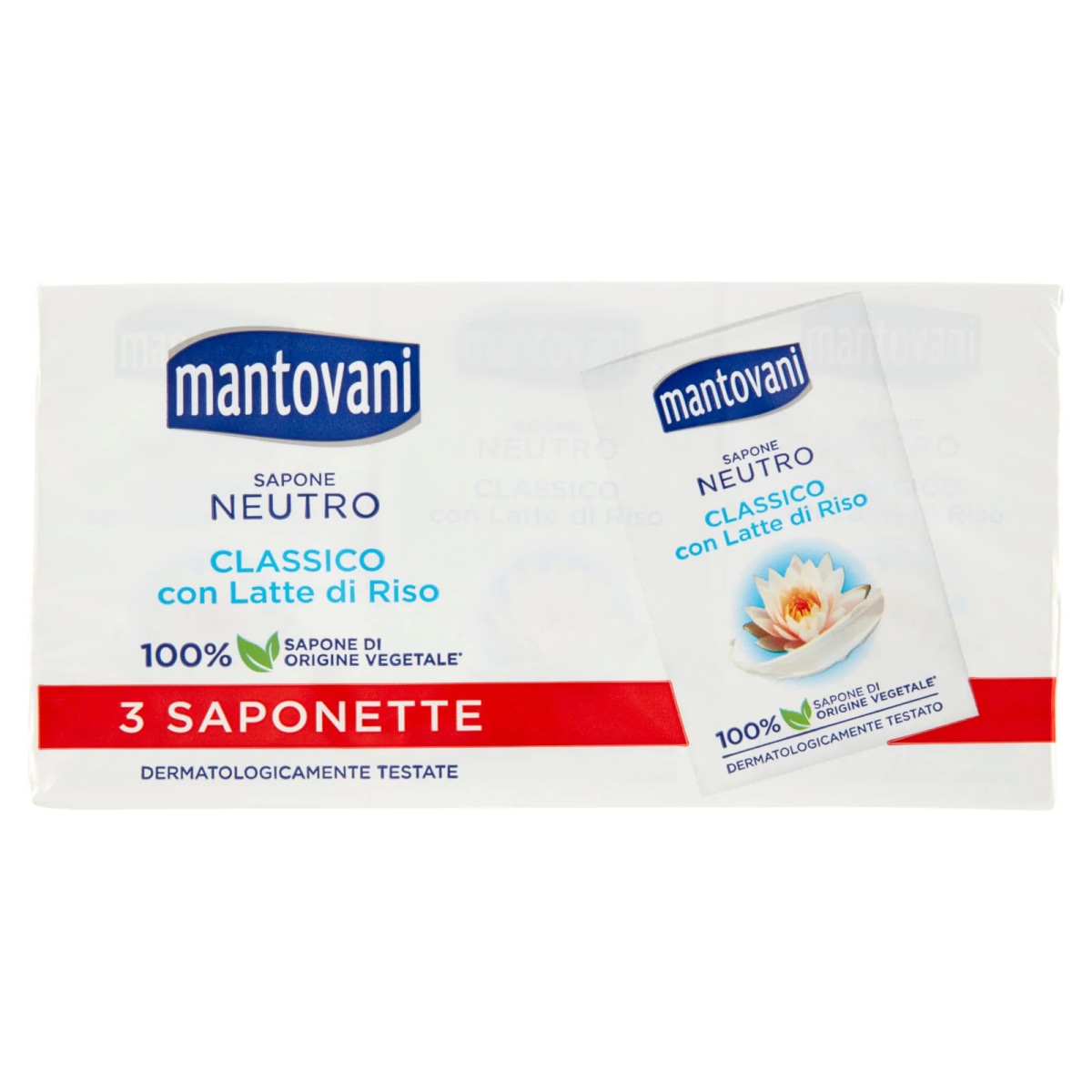 Mantovani Sapone solido Neutro Classico 90 g x3 in offerta da Iper La grande i
