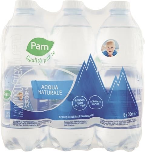 Acqua Pam 50 cl x 6 in offerta da Panorama