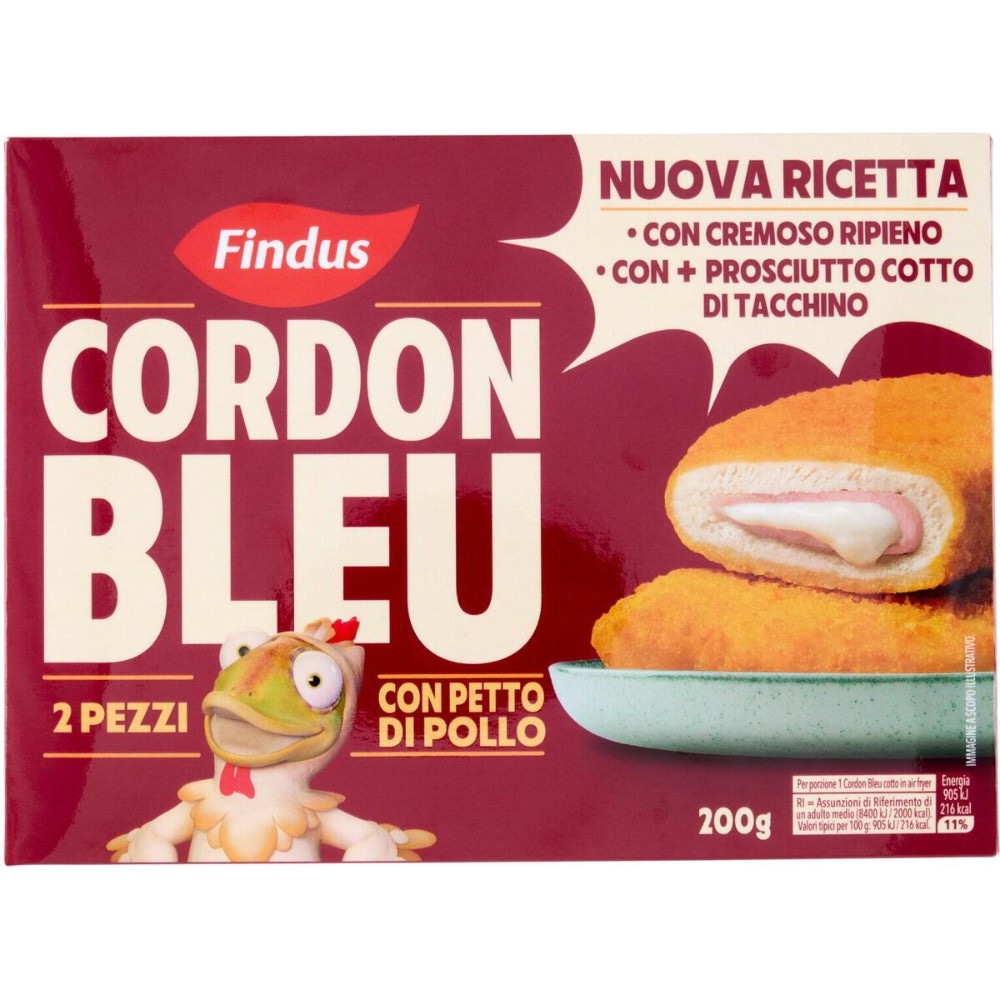 Secondi di pollo assortiti surgelati da 200 g a 255 g Findus in offerta da Iper La grande i