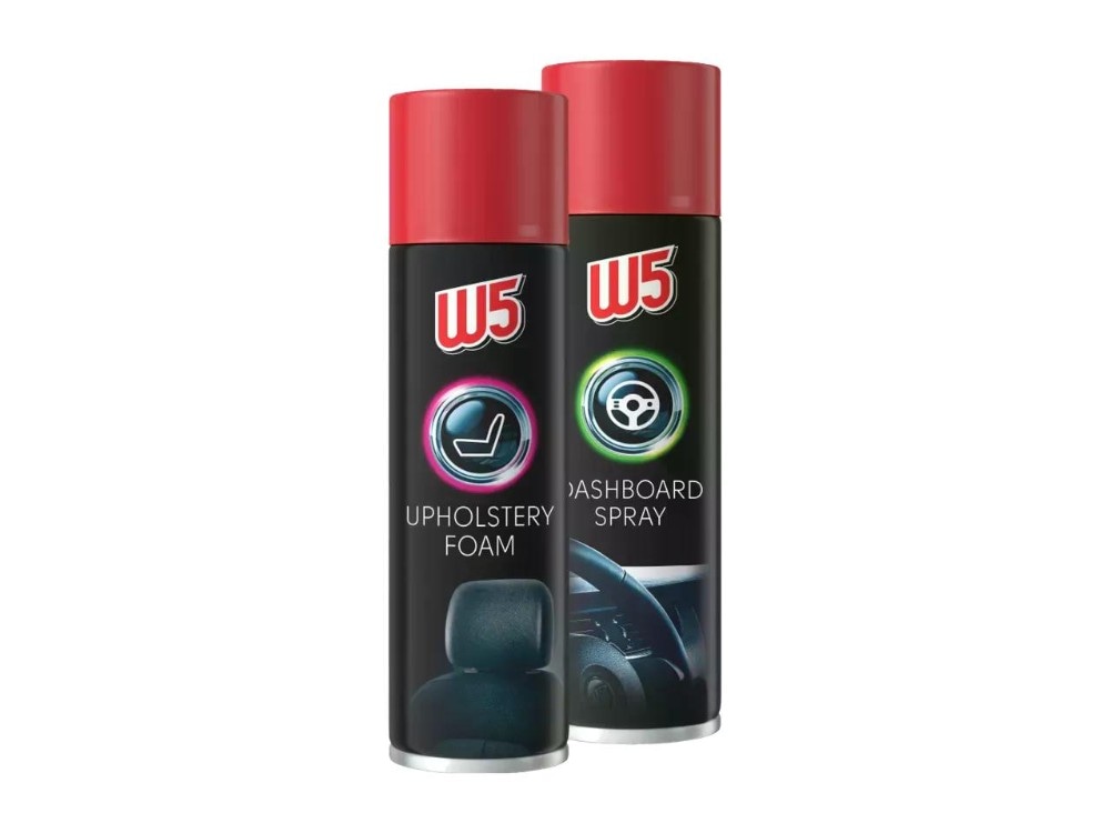 Spray detergente per cruscotto / Schiuma detergente per interni auto 300 ml confezione in offerta da Lidl