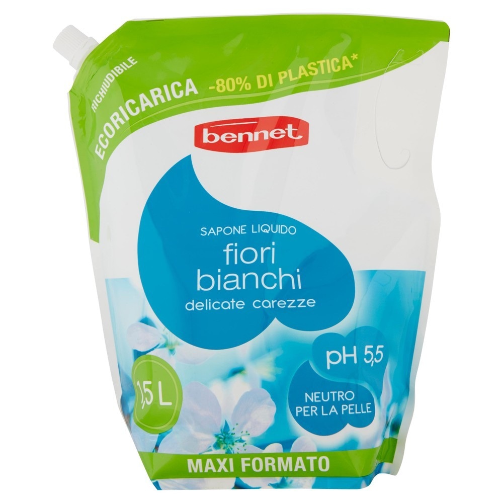 Ricarica sapone liquido Bennet L 1,5 - Offerta nel negozio Bennet