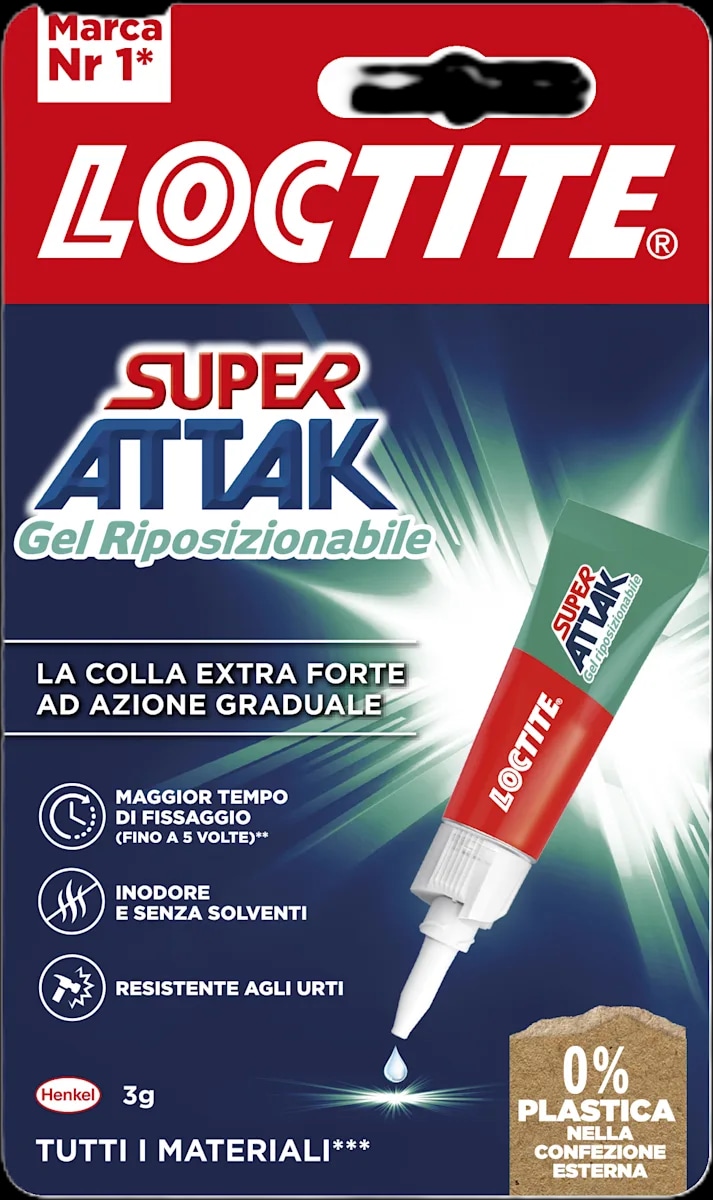 Super attack LOCTITE 5 g / 3 g in offerta da Iper La grande i