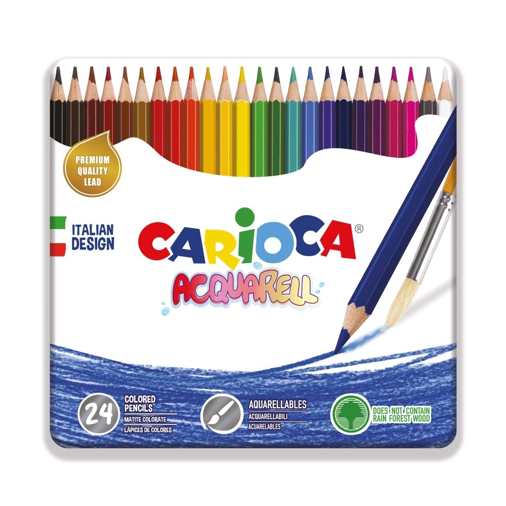 Matite colorate acquerellabili 24 pezzi in offerta da Iper La grande i