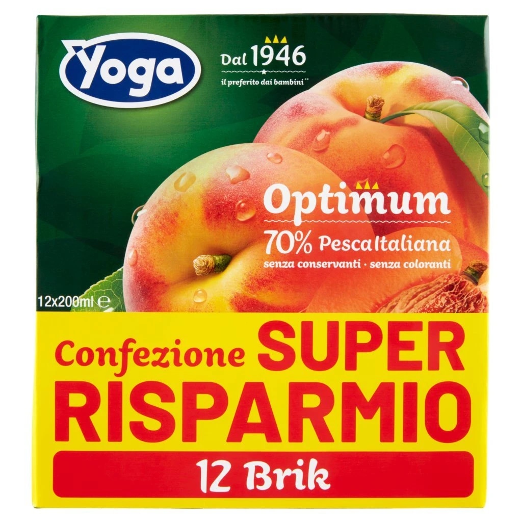 Succo di frutta Optimum Yoga 200 ml x12 in offerta da Iper La grande i
