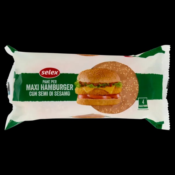 Pane per Hamburger al Sesamo Conf. 4 Pezzi 300 g in offerta da Carrefour
