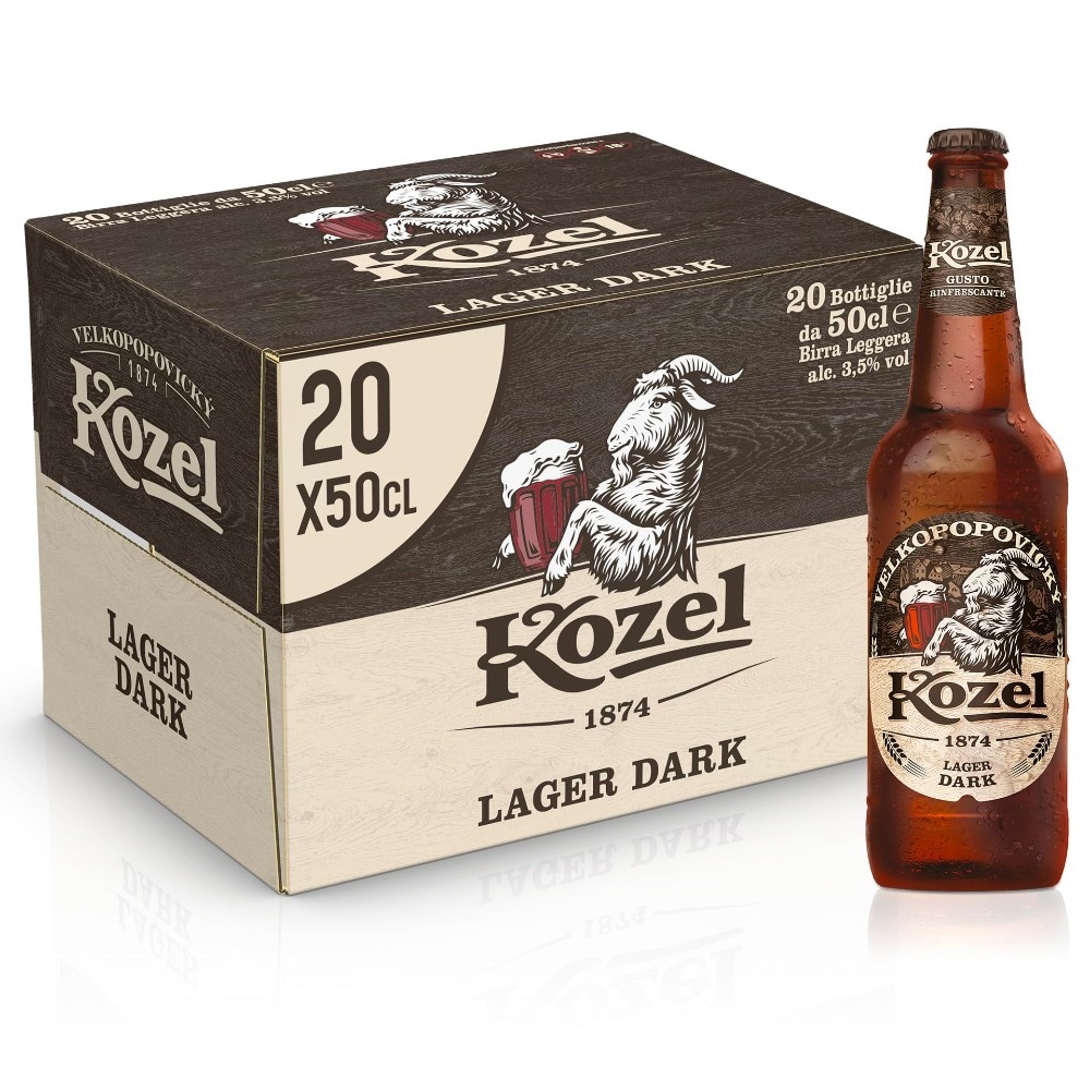 Birra Lager Dark o Premium 50 cl Kozel in offerta da Iper La grande i