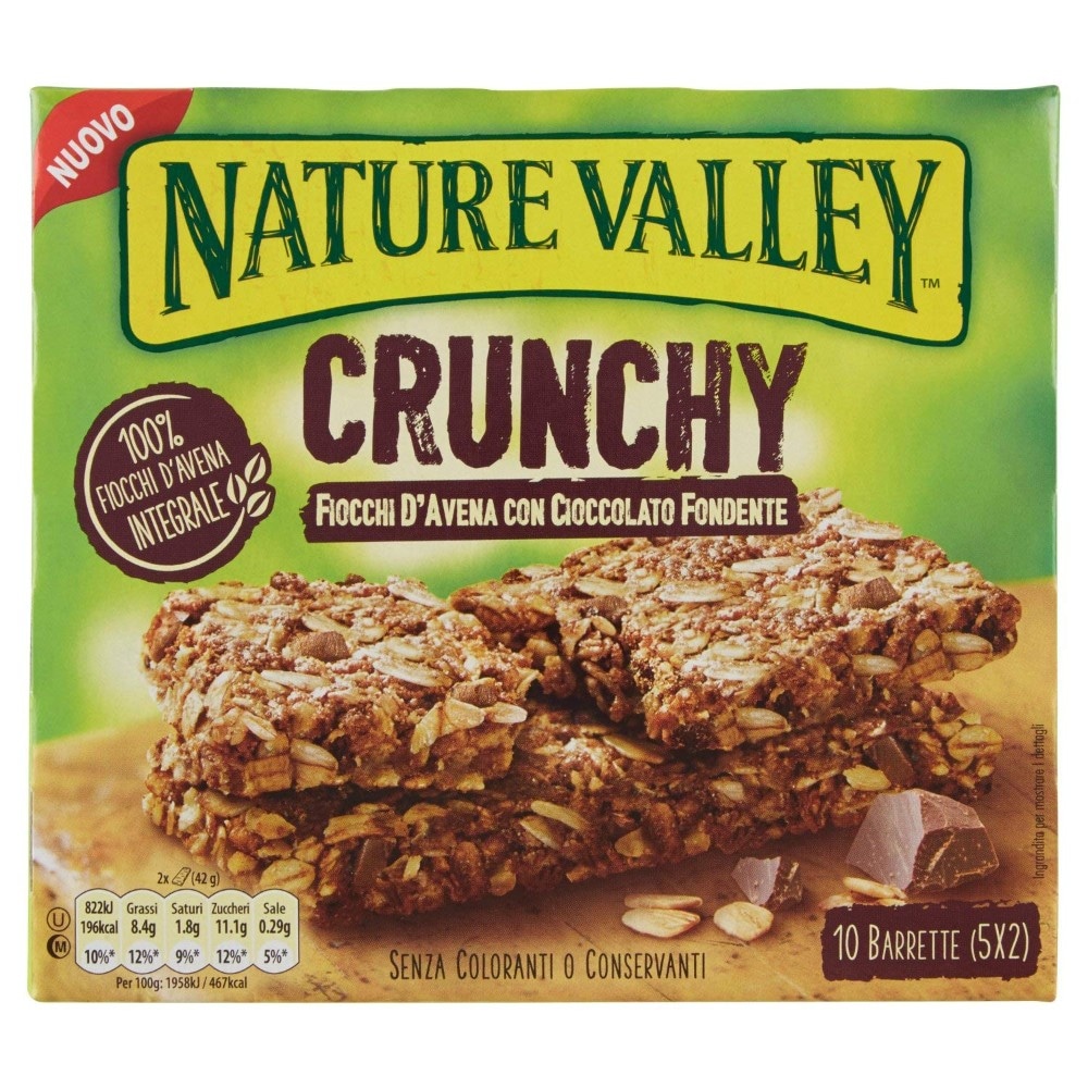 10 Barrette Nature Valley Crunchy 210 g in offerta da Il Gigante